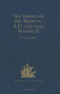 cover of the book The travels of Ibn Battuta, Volume II: AD 1325-1354