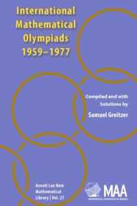 cover of the book International Mathematical Olympiads 1959-1977