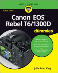 cover of the book Canon EOS Rebel T6/1300D For Dummies