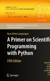 cover of the book A Primer on Scientific Programming with Python