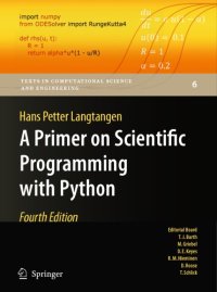 cover of the book A primer on scientific programming with Python