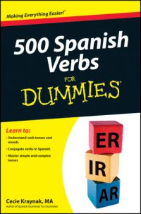 cover of the book 500 Spanish Verbs For Dummies