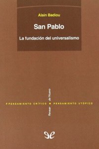 cover of the book San Pablo: La fundación del universalismo