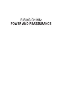 cover of the book Rising China: power and reassurance