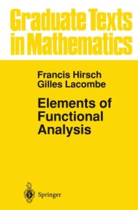 cover of the book Elements of Functional Analysis