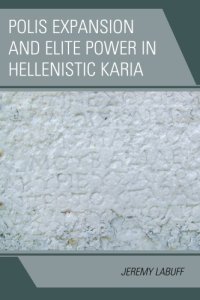 cover of the book Polis Expansion and Elite Power in Hellenistic Karia