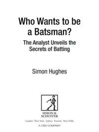 cover of the book Who Wants to Be a Batsman?