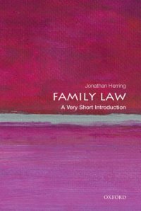 cover of the book Family Law: A Very Short Introduction