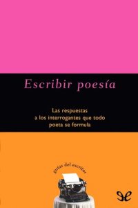 cover of the book Escribir poesía