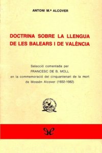 cover of the book Doctrina sobre la llengua de les Balears i de València