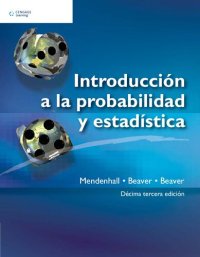 cover of the book Introducción a la probabilidad y estadística. 13e.