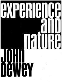 cover of the book Experience and Nature