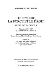 cover of the book Thucydide, la force et le droit