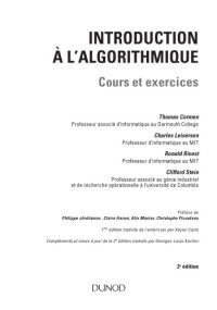 cover of the book Introduction à l'algorithmique: cours et exercices