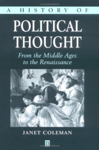 cover of the book A History of Political Thought: From the Middle Ages to the Renaissance