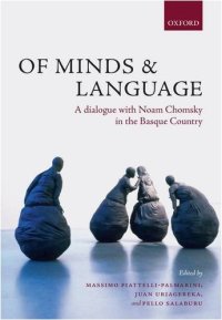 cover of the book Of Minds and Language: A Dialogue with Noam Chomsky in the Basque Country