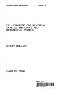 cover of the book Lie-theoretic ODE numerical analysis, mechanics, and differential systems