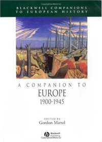 cover of the book A Companion to Europe 1900-1945