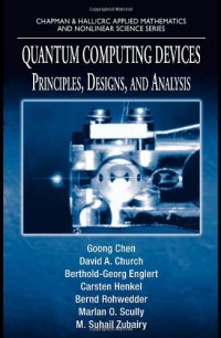 cover of the book Quantum Computing Devices: Principles, Designs, and Analysis