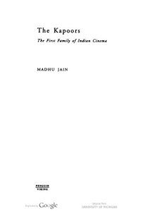 cover of the book The Kapoors: The First Family of Indian Cinema