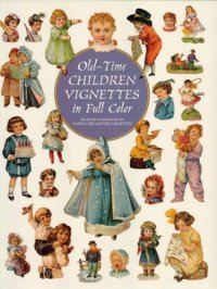 cover of the book Old-Time Children Vignettes in Full Color