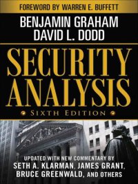 cover of the book Security Analysis: Sixth Edition, Foreword by Warren Buffett