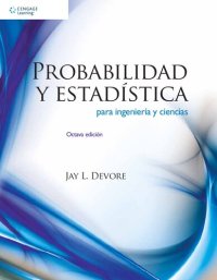 cover of the book Probabilidad y estadística para ingeniería y ciencias