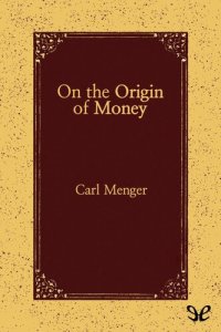 cover of the book On the Origin of Money