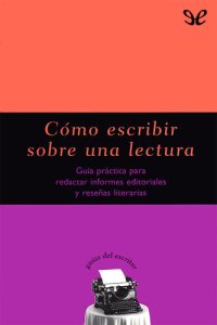 cover of the book Cómo escribir sobre una lectura