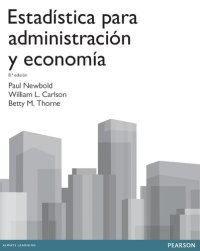 cover of the book Estadística para administración y economía