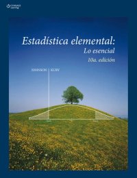 cover of the book Estadística elemental. Lo escencial.