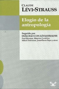 cover of the book Elogio de la antropología