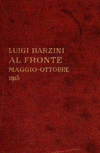 cover of the book Al fronte (maggio-ottobre 1915)