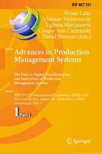 cover of the book Advances in Production Management Systems. The Path to Digital Transformation and Innovation of Production Management Systems. Part I