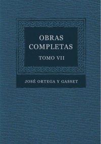 cover of the book Obras Completas. Tomo VII