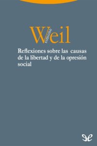 cover of the book Reflexiones sobre las causas de la libertad y de la opresión social