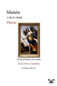 cover of the book Menón