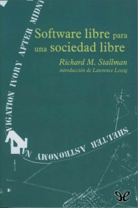 cover of the book Software libre para una sociedad libre