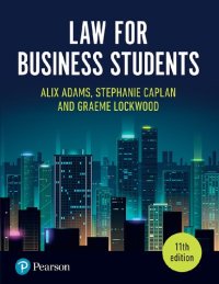 cover of the book Law for Business Students, 11th Edition