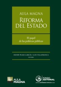 cover of the book Aula Magna 2008 - Reforma del Estado. El papel de las políticas públicas