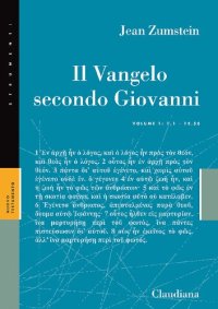 cover of the book Il Vangelo secondo Giovanni (1,1 - 12,50)