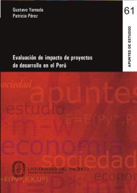 cover of the book Evaluación de impacto de proyectos de desarrollo en el Perú