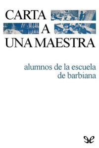 cover of the book Carta a una maestra