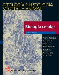 cover of the book Citología e histología vegetal y animal