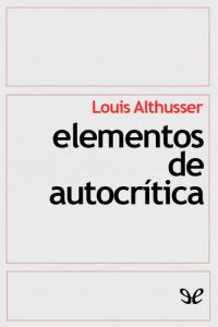 cover of the book Elementos de autocrítica