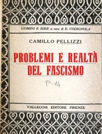 cover of the book Problemi e realtà del Fascismo