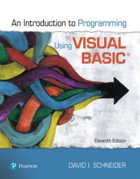 cover of the book Introduction to Programming Using Visual Basic, 11/e