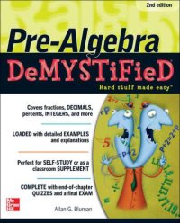 cover of the book Pre-Algebra DeMYSTiFieD