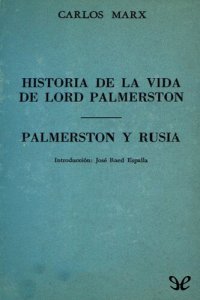 cover of the book Historia de la vida de Lord Palmerston