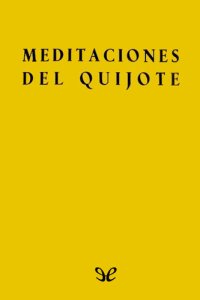 cover of the book Meditaciones del Quijote